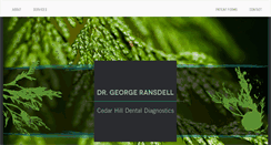 Desktop Screenshot of drgeorgeransdell.com